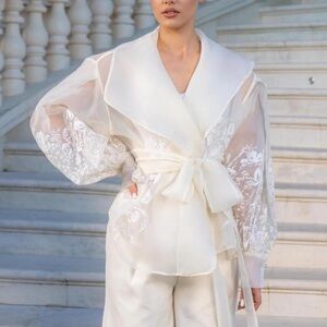 Sierra Darien Organza Blazer